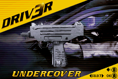 Driv3r title screen for GameBoy Advance